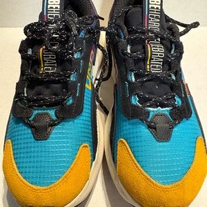 Under Armour Sneakers in Blue, Black, and Yellow